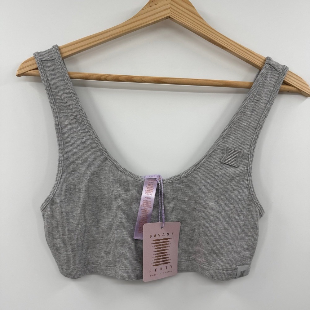 Bralette‎ savage x fenty sleep crop tank size medium new nwt
